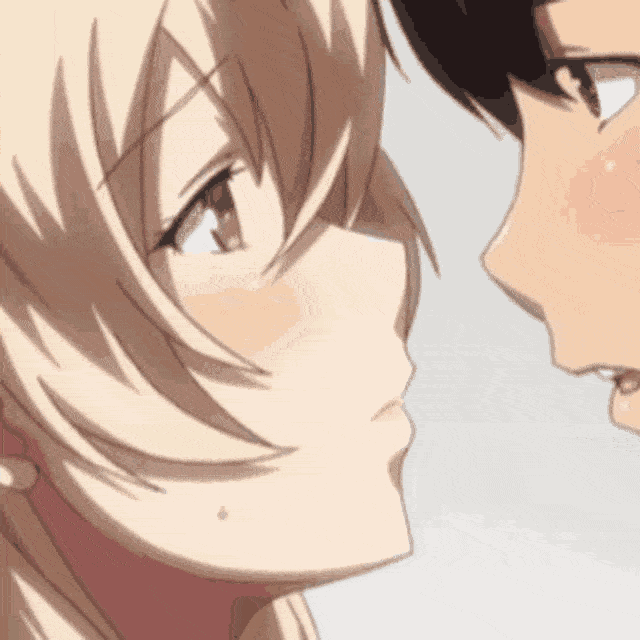 Kiss shot in Anime, Cartoon GIF - GIFPoster
