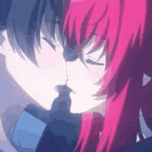Cute-anime-kiss-kawaii GIFs - Get the best GIF on GIPHY