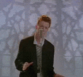 Never Gonna Give You Up Gif - GIFcen
