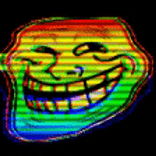 Troll Face Laughing on Make a GIF